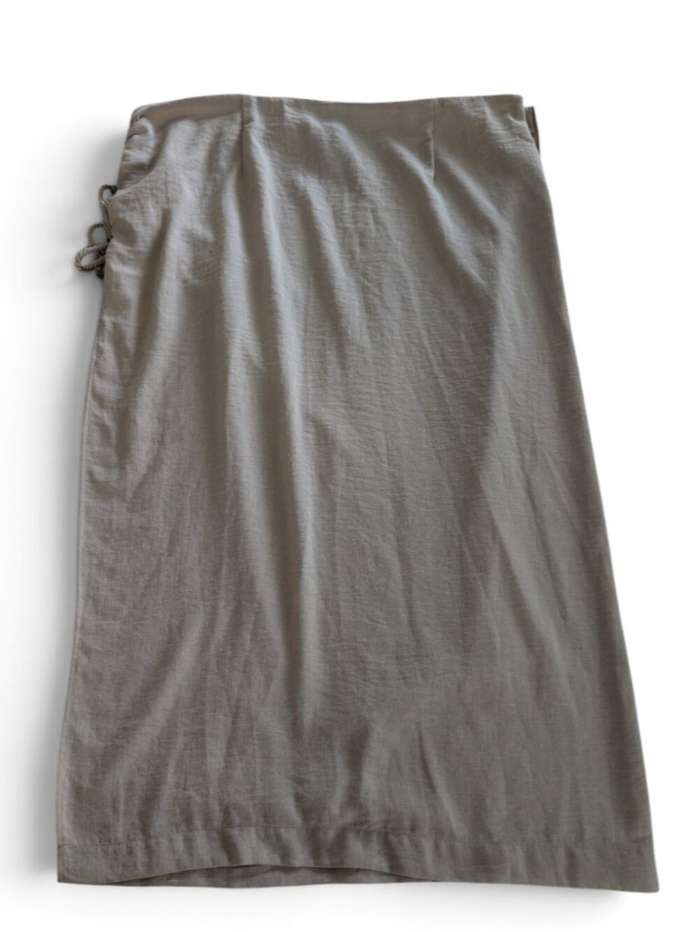 H&M Divided Wrap Tie Swim Cover Up Skirt Size 16 Tan NWOT - Picture 5 of 9